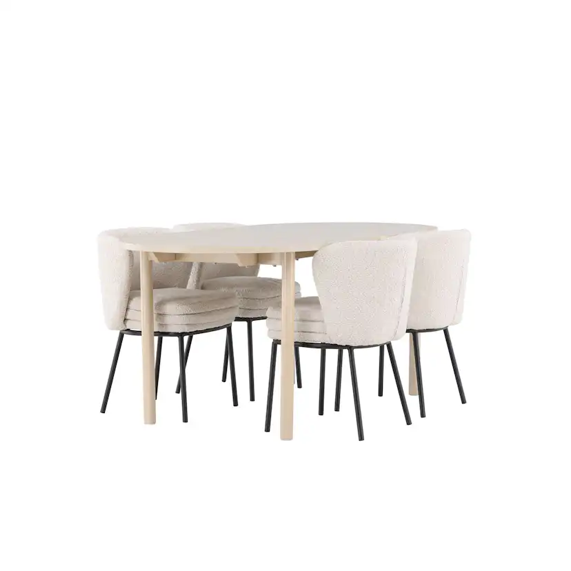 Matgrupp Venture Home Andy 180 med 4 st Agnes Stolar