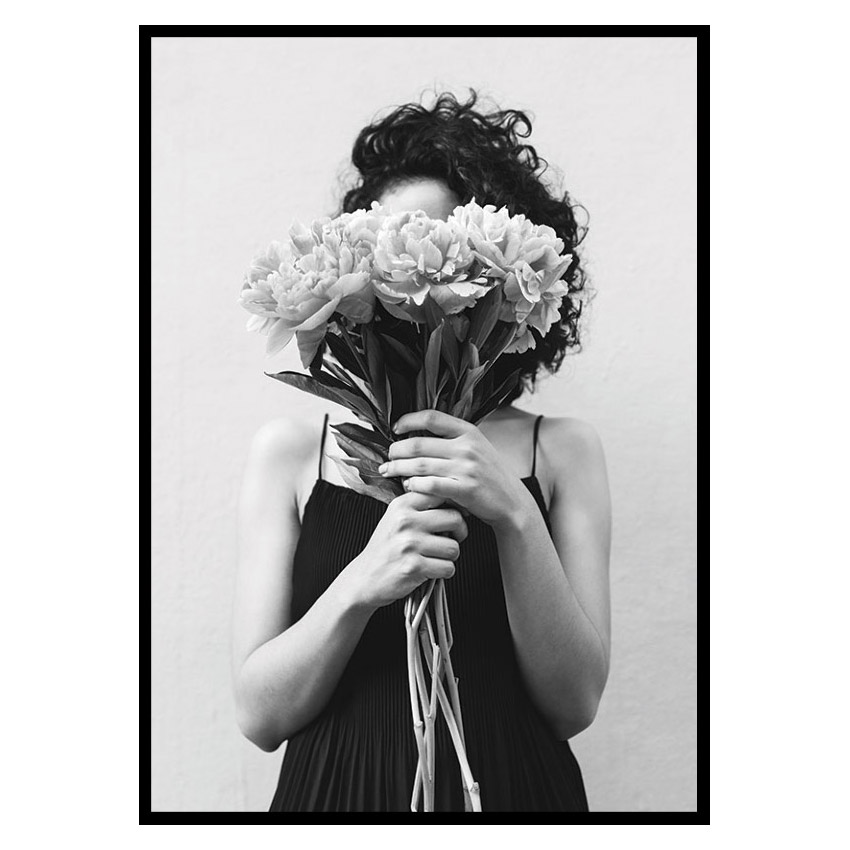 Poster Gallerix Bouquet BW