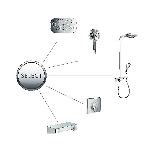 Huvuddusch Hansgrohe Raindance Select E300 3jet