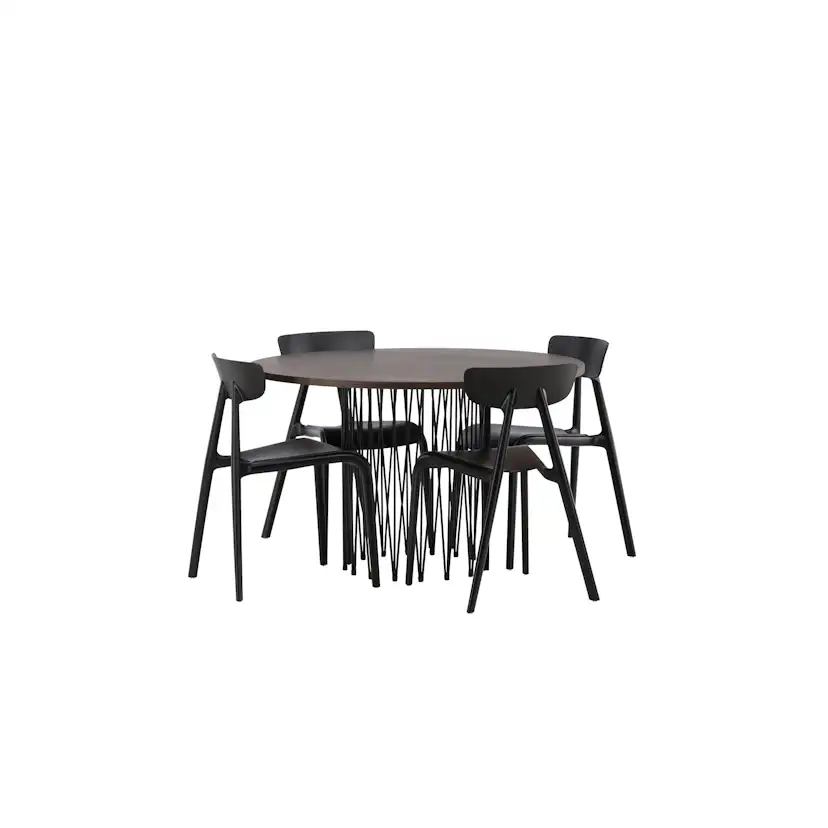Matgrupp furniture/fashion Stone med 4 Ursholmen Stolar