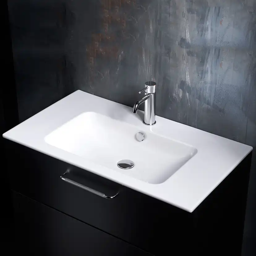Crown Kom 100x45 Sv.Ek Psh L14 Bredd 1000 mm, Svart Ek, Push Open