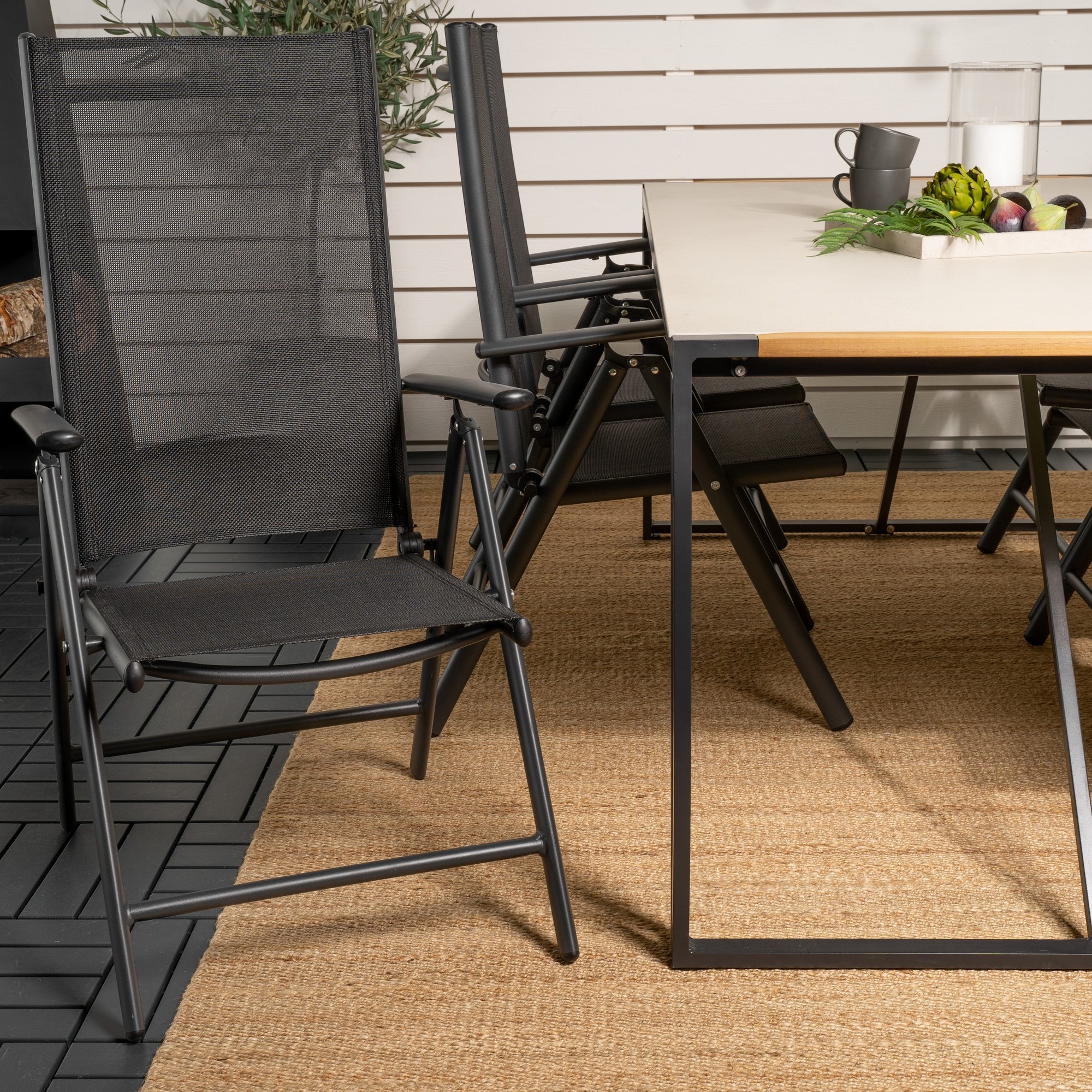 Matgrupp Venture Home Texas Matgrupp Utomhus 200cm med 6 Break Positionsstolar