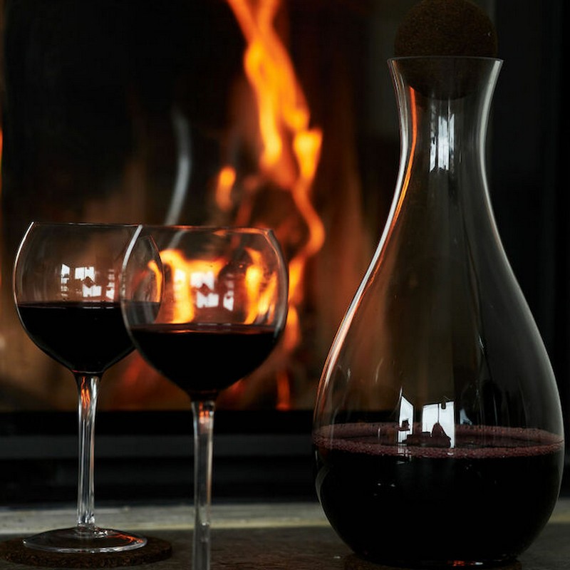 Vinkaraff Sagaform Nature med Korkkula 2 L