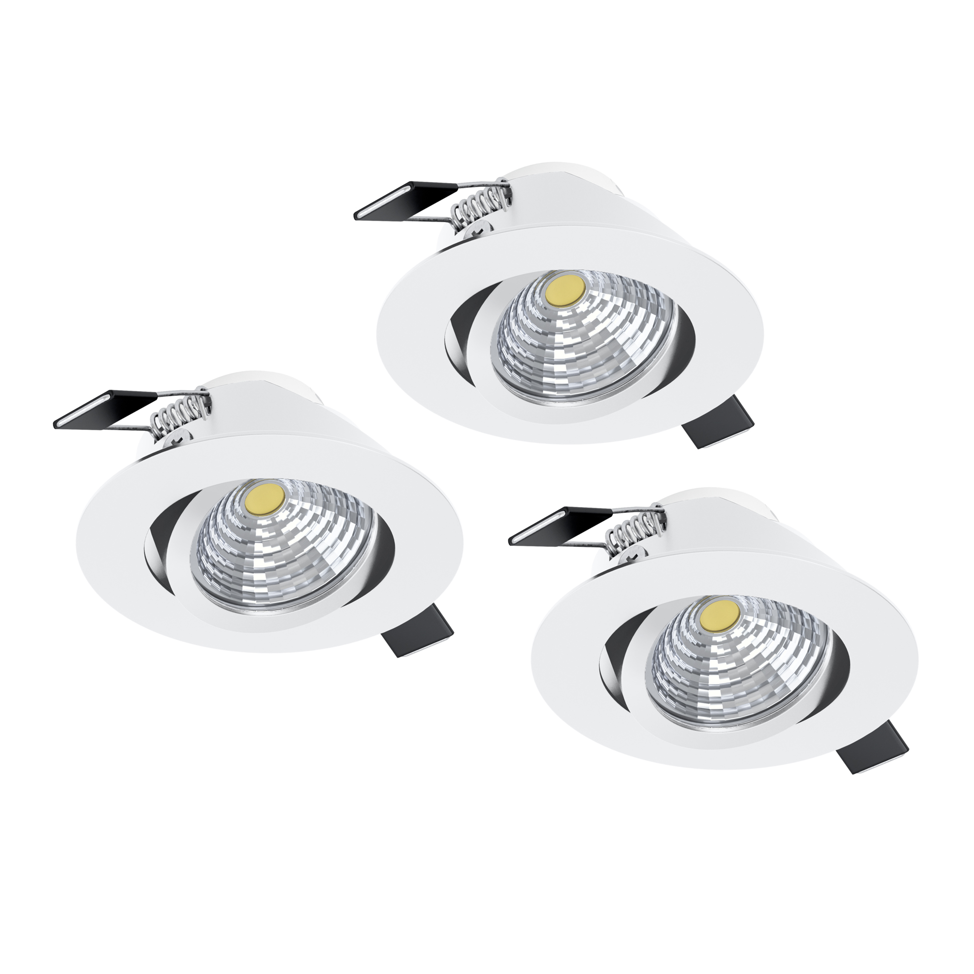 Infälld Lampa Eglo Saliceto Mobil Vit 4000K Set om 3