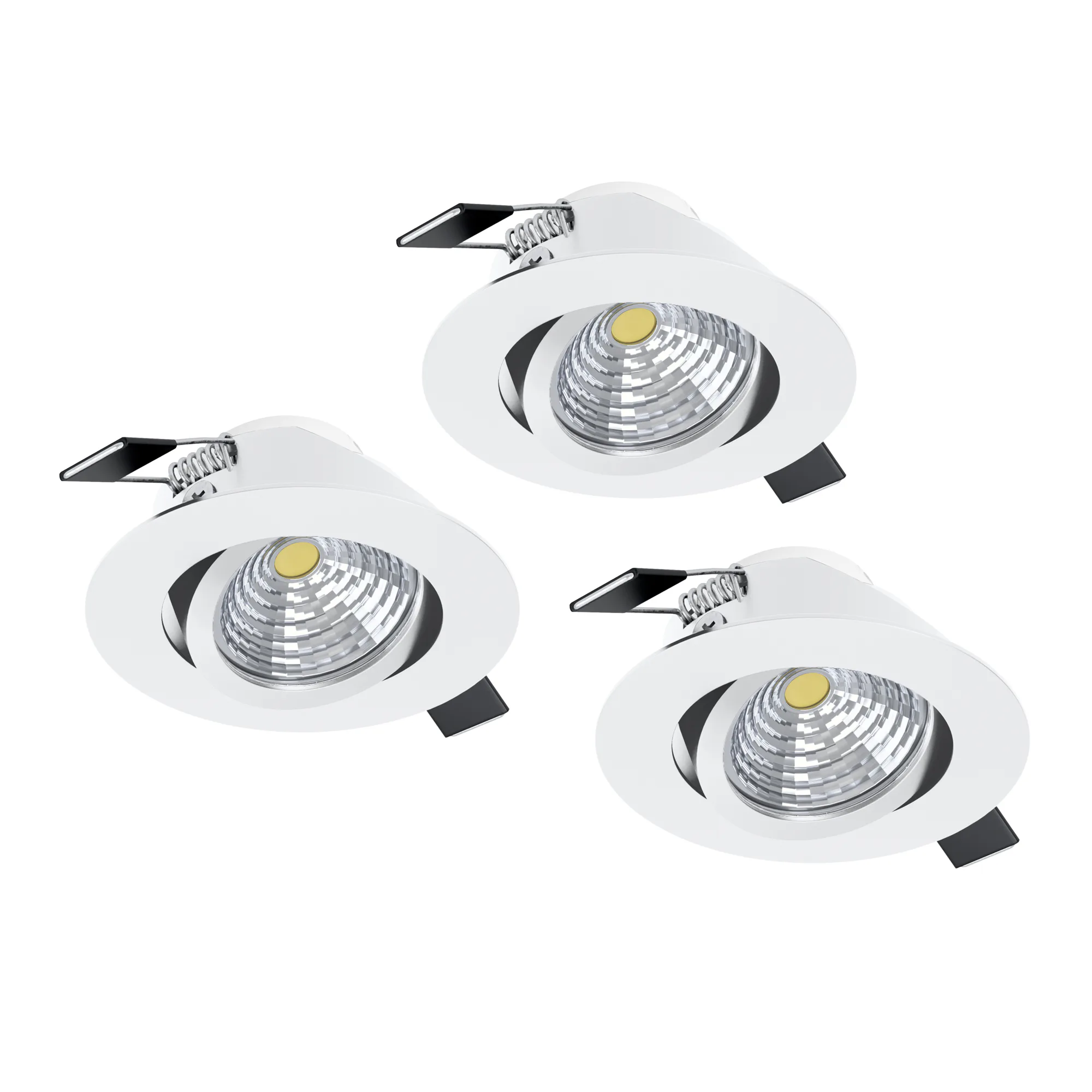 Infälld Lampa Eglo Saliceto Mobil Vit 4000K Set om 3
