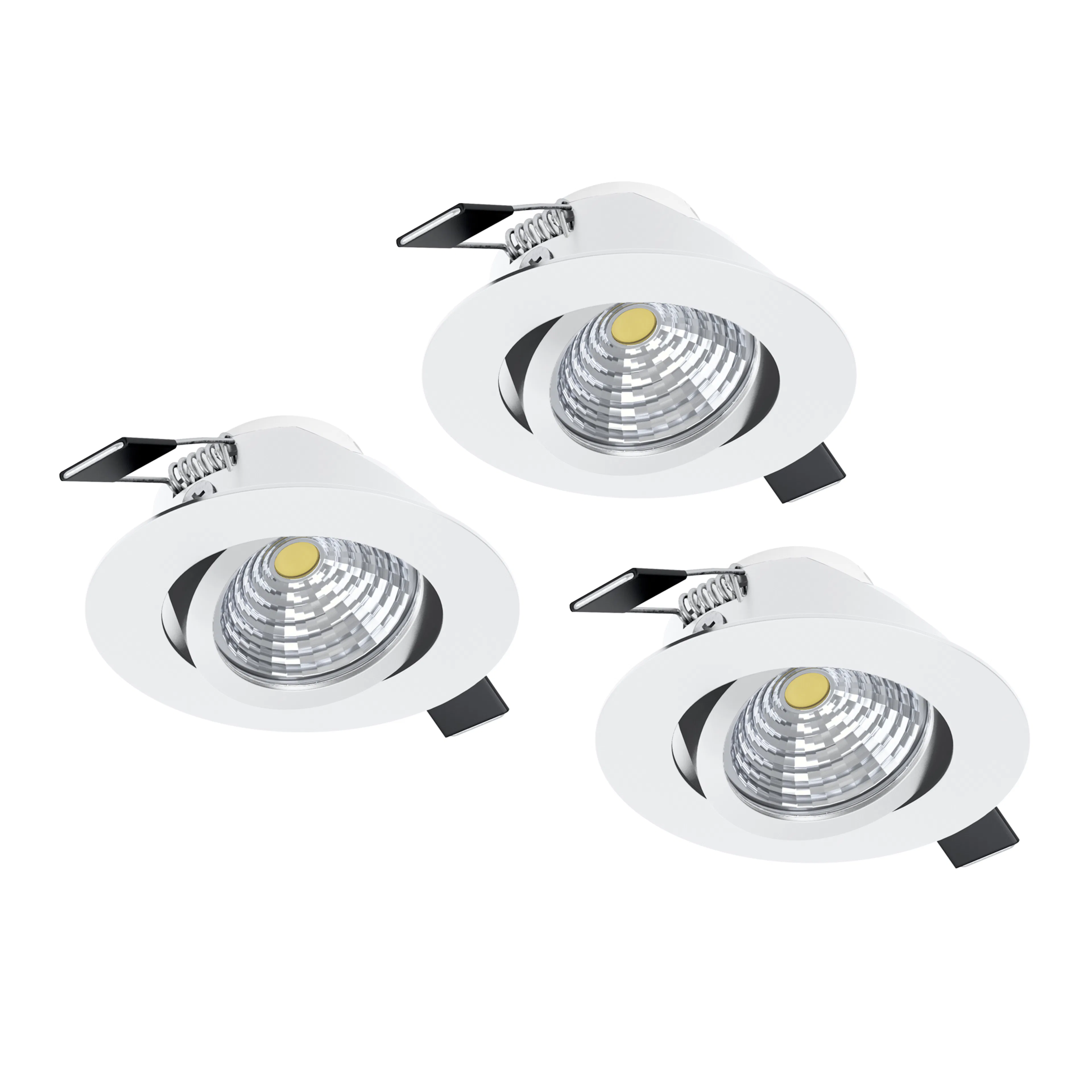 Infälld Lampa Eglo Saliceto Mobil Vit 4000K Set om 3