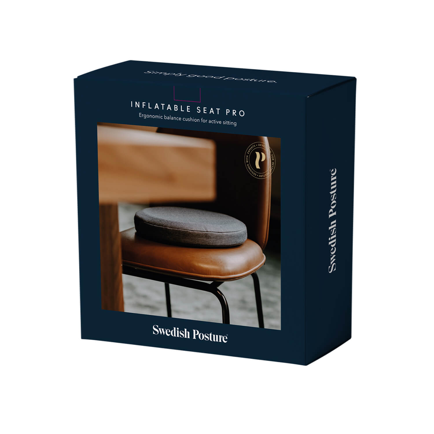 Uppblåsbar Swedish Posture Balanskudde Pro