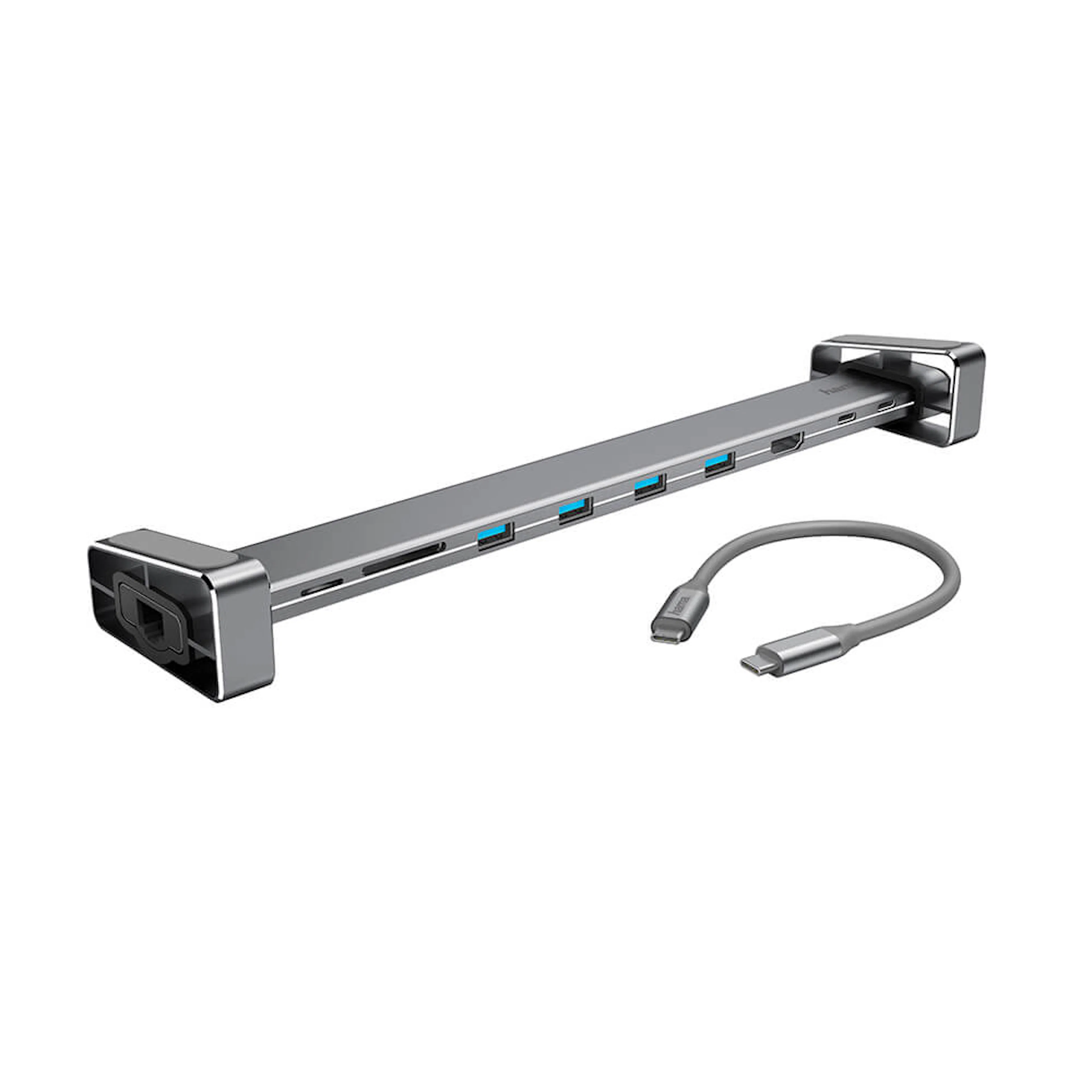 Dockningsstation Hama Usb-C 9X Portar Grå