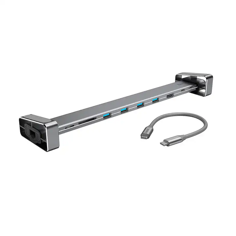 Dockningsstation Hama Usb-C 9X Portar Grå