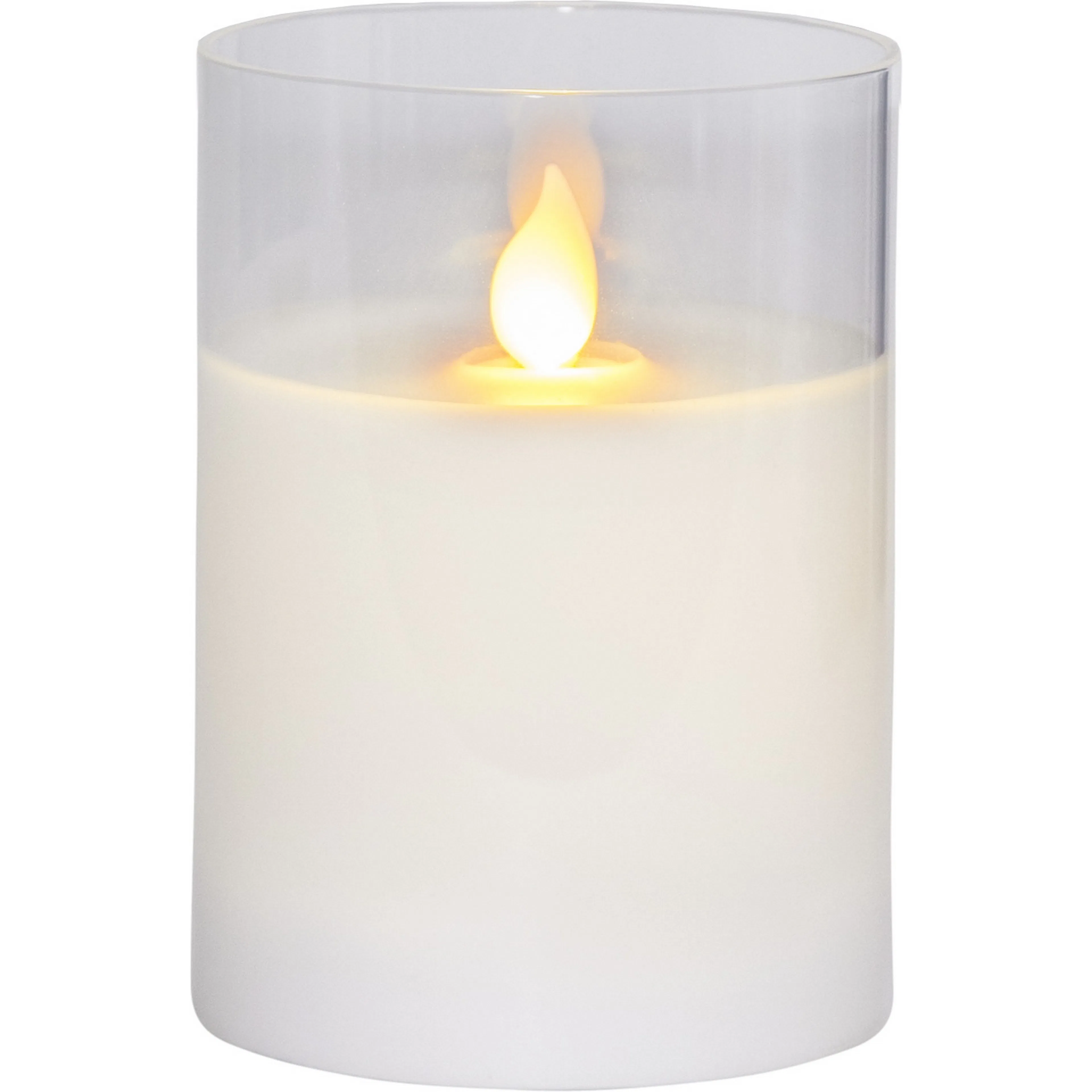 LEDBlockljusM-Twinkle Vit, 10 cm