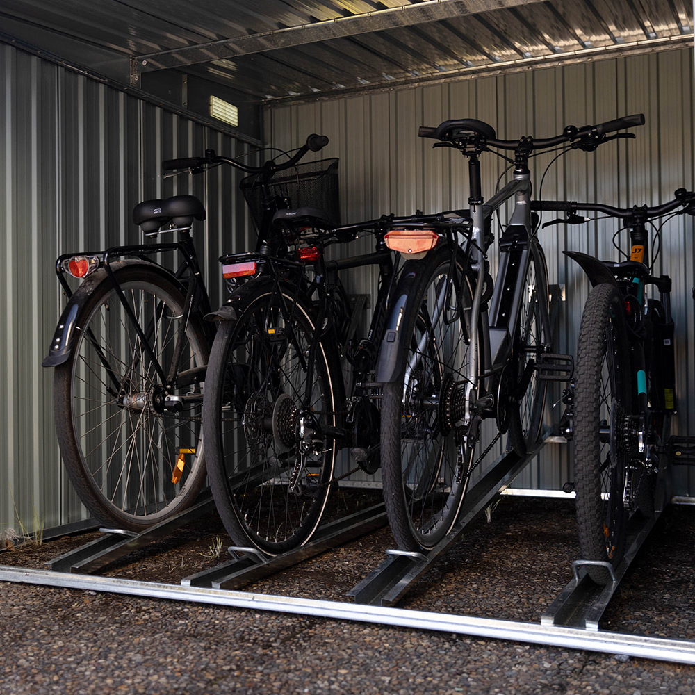 Cykelförråd Metalcraft 4,2m² Låsbart för Utomhusbruk