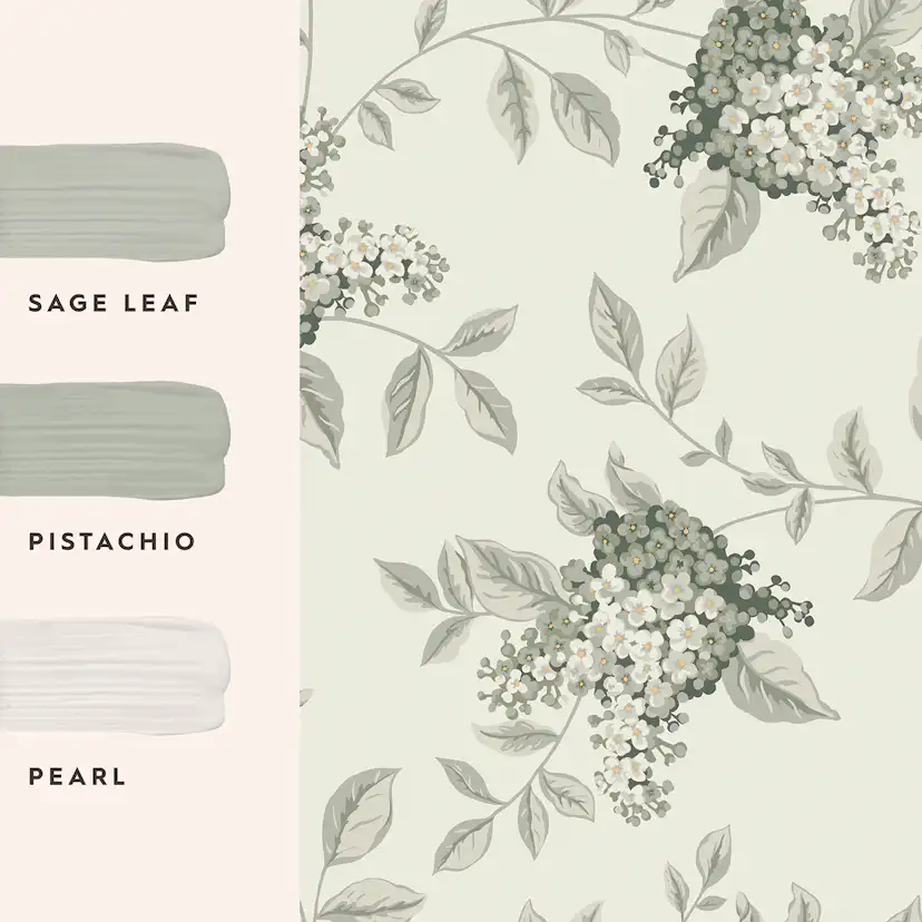 Tapet Laura Ashley Portland Grön