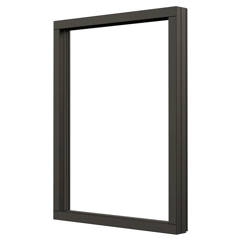 NTech fast fönster BlackLine trä/alu, 13x16 Svanenmärkt BxH: 130x160 cm