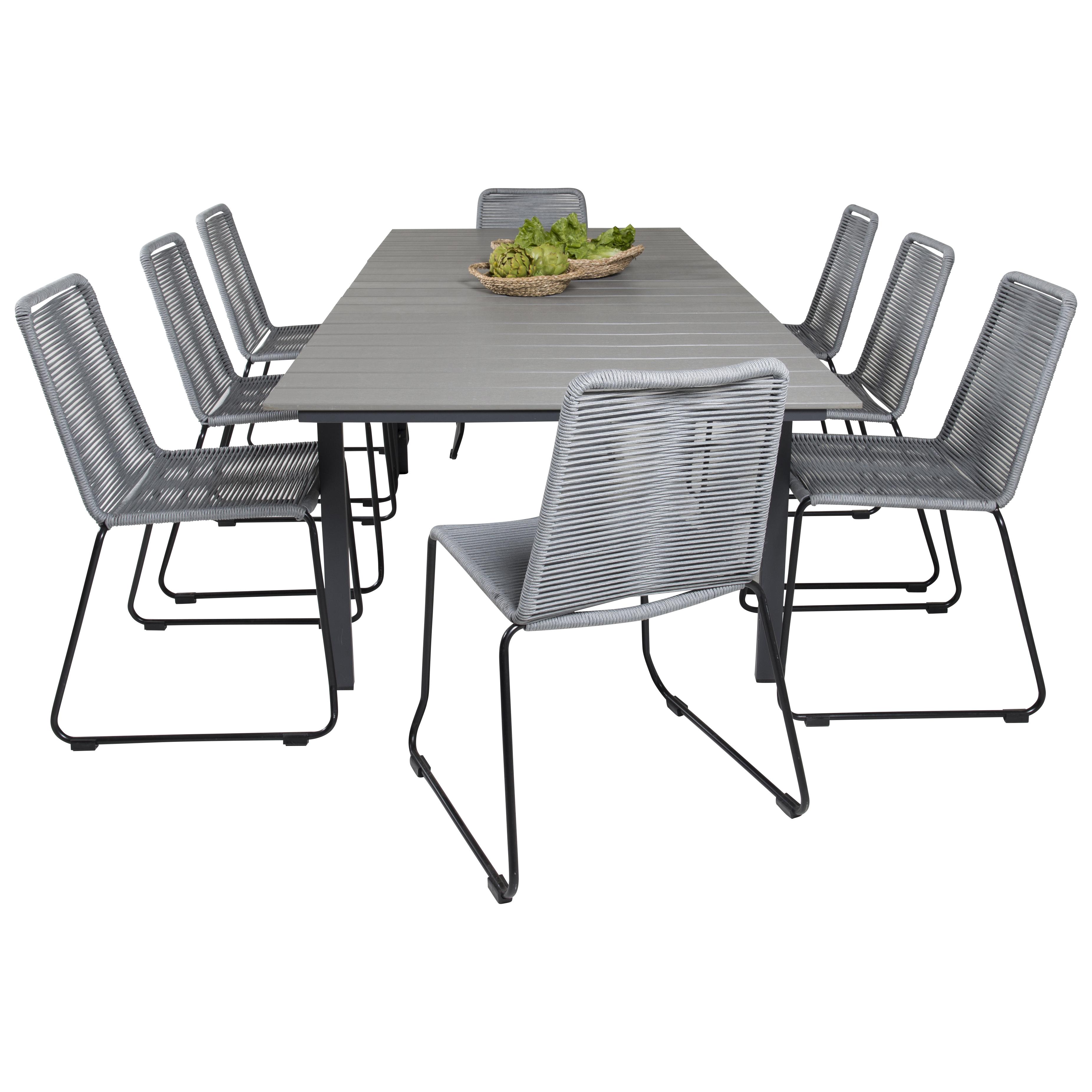 Matgrupp Venture Home Lova 160/240 med 8 Leon Stolar