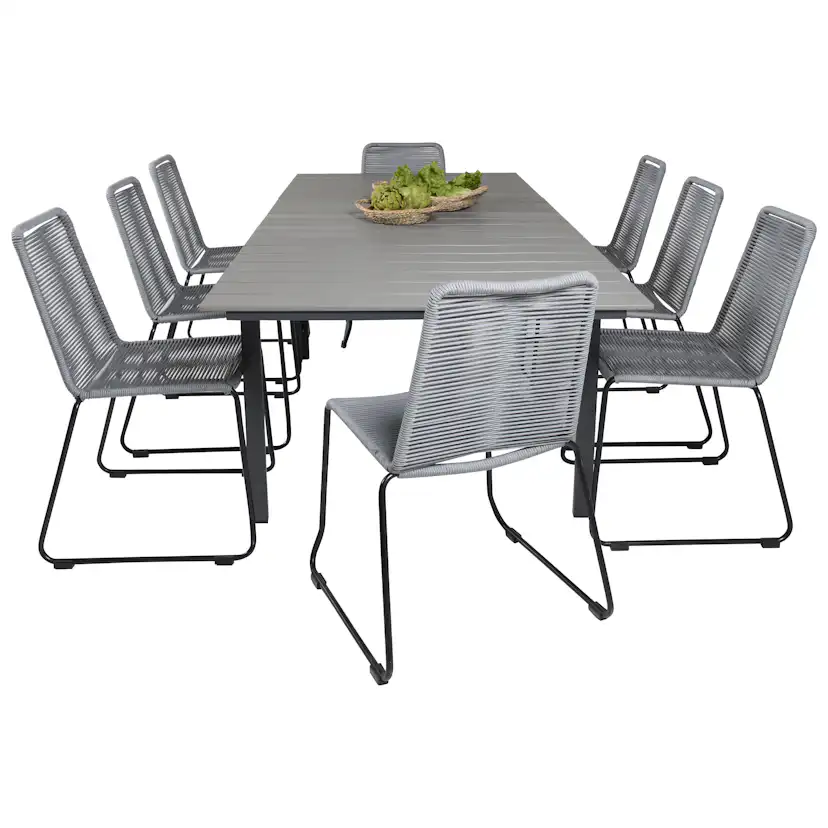 Matgrupp Venture Home Lova 160/240 med 8 Leon Stolar