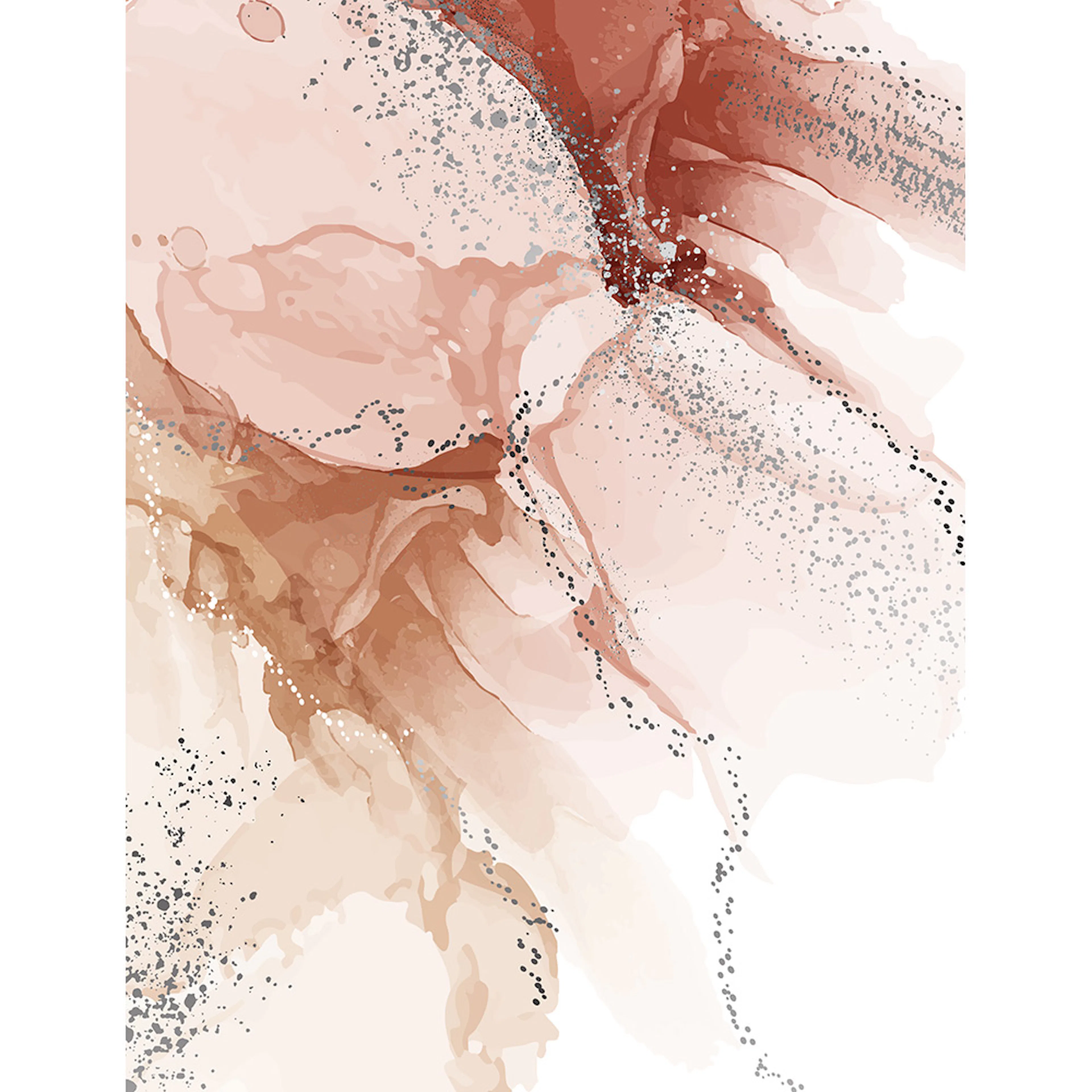 Posters Venture Home Splash Ljus Rosa