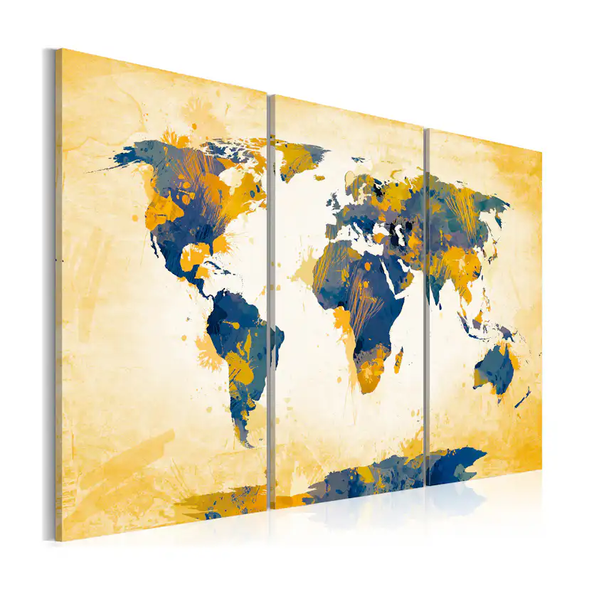 Tavla Arkiio Four Corners Of The World Triptych
