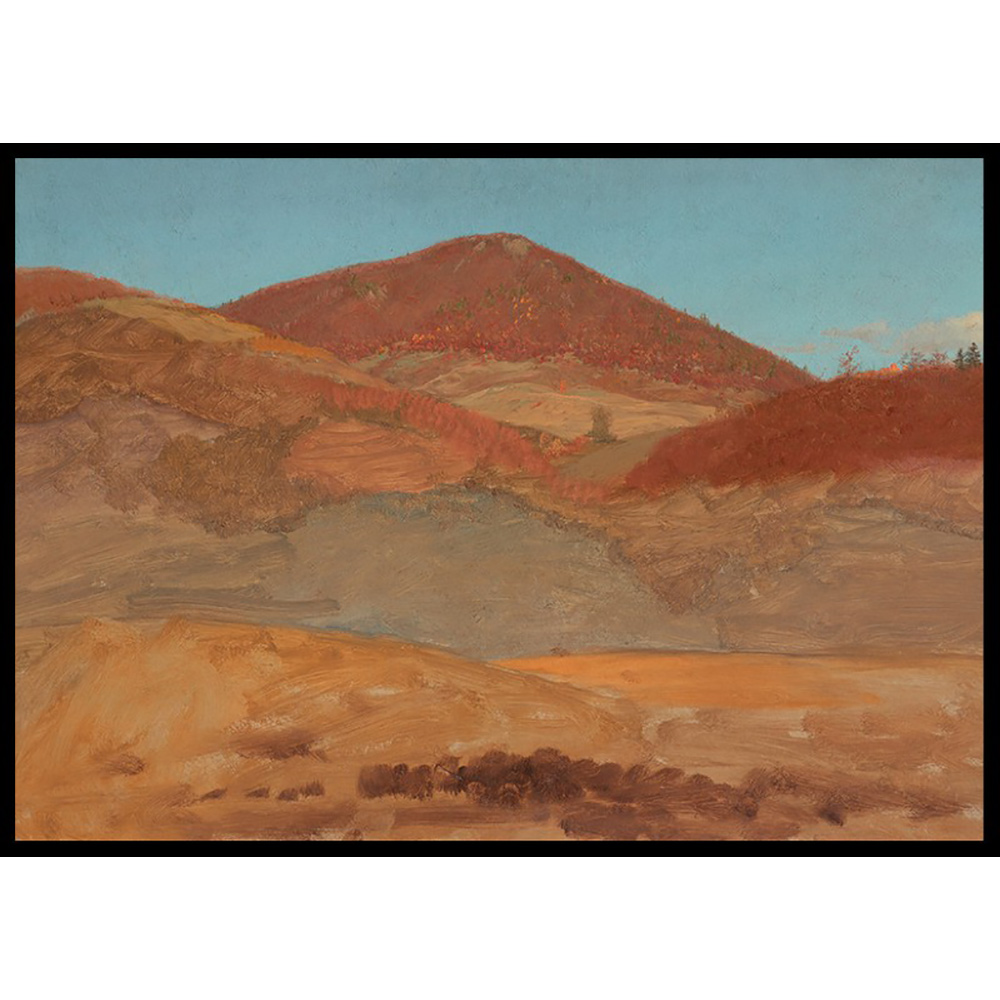 Poster Gallerix Drawing Hilly Landscape Autumn By Frederic Edwin Church