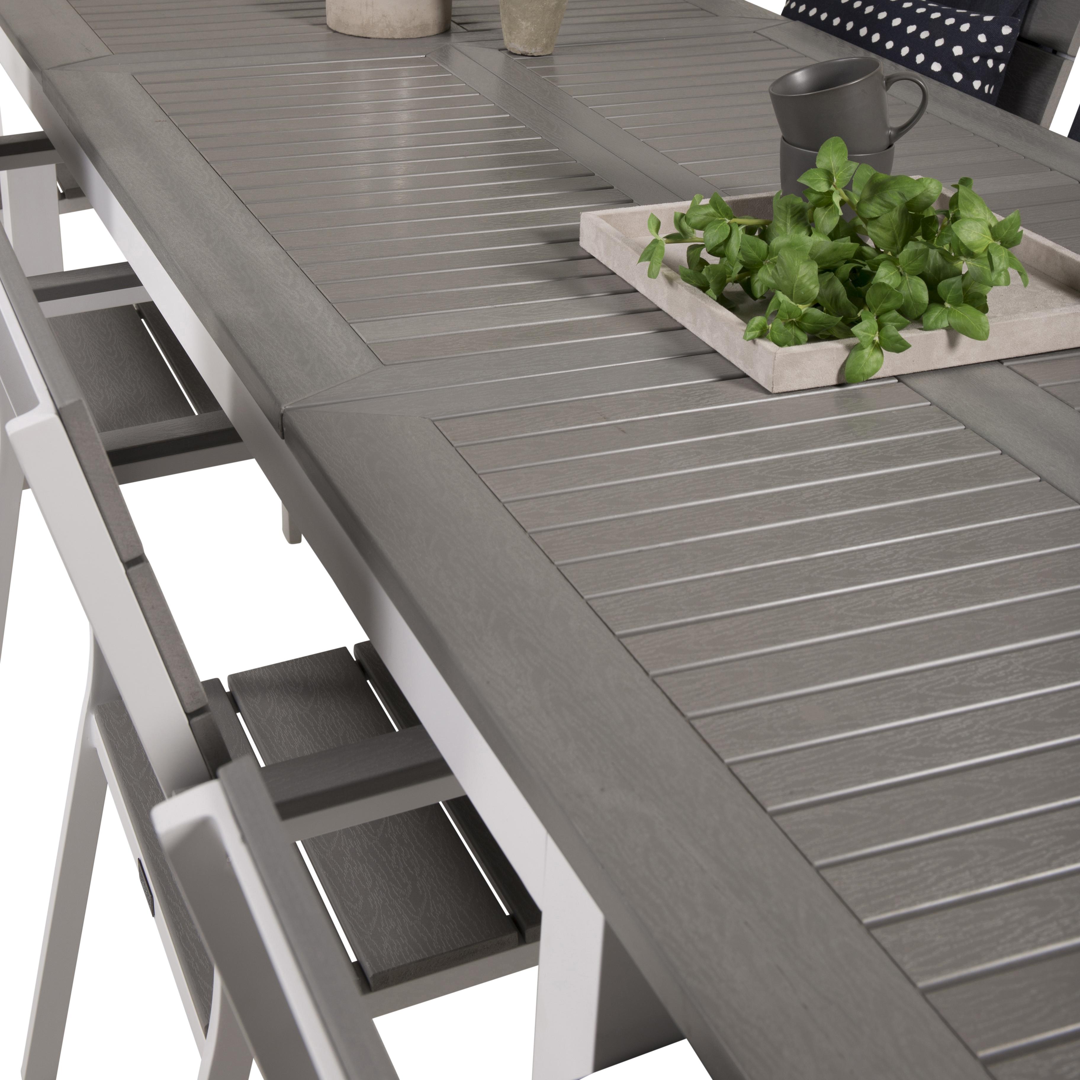 Matgrupp Venture Home Aleyna 224/324 med 8 Lova Stolar