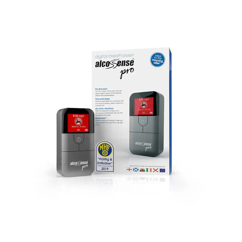 Alkoholmätare Alcosense Pro Bränslecellsensor & BlowCoach Teknik