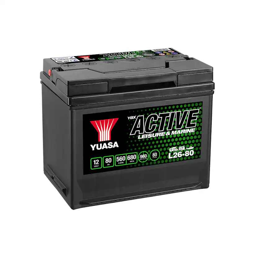 Fritidsbatteri Yuasa Leisure 80Ah 560A