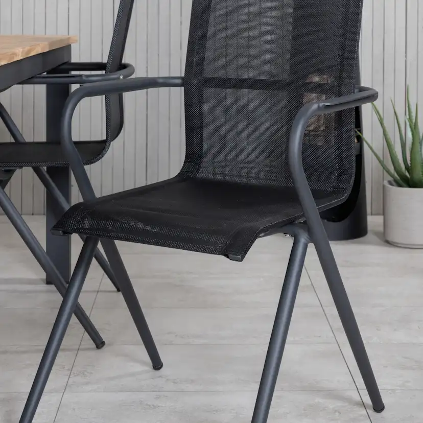 Matgrupp Venture Home Perla med 4 Aspen Matstolar