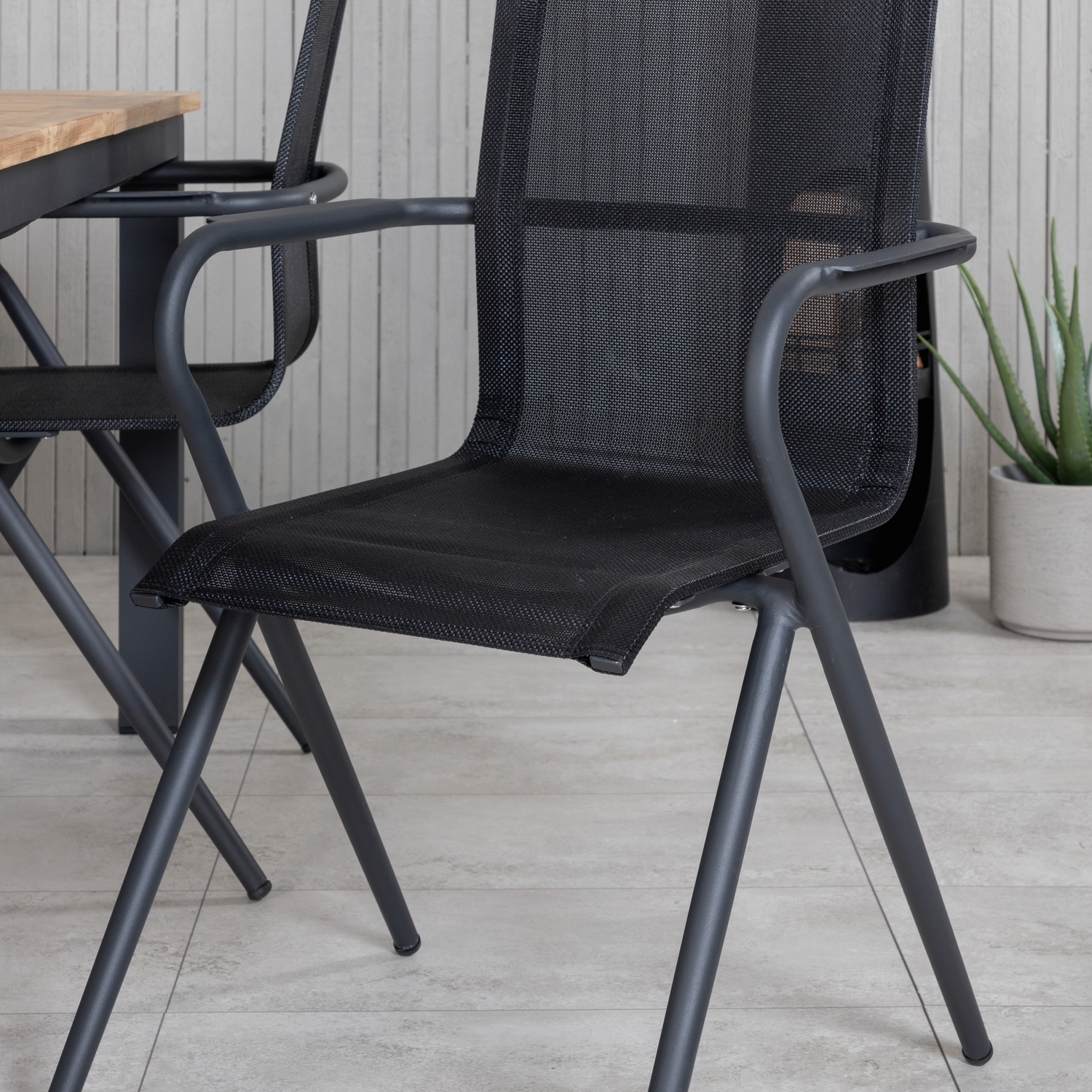 Matgrupp Venture Home Perla med 4 Aspen Matstolar