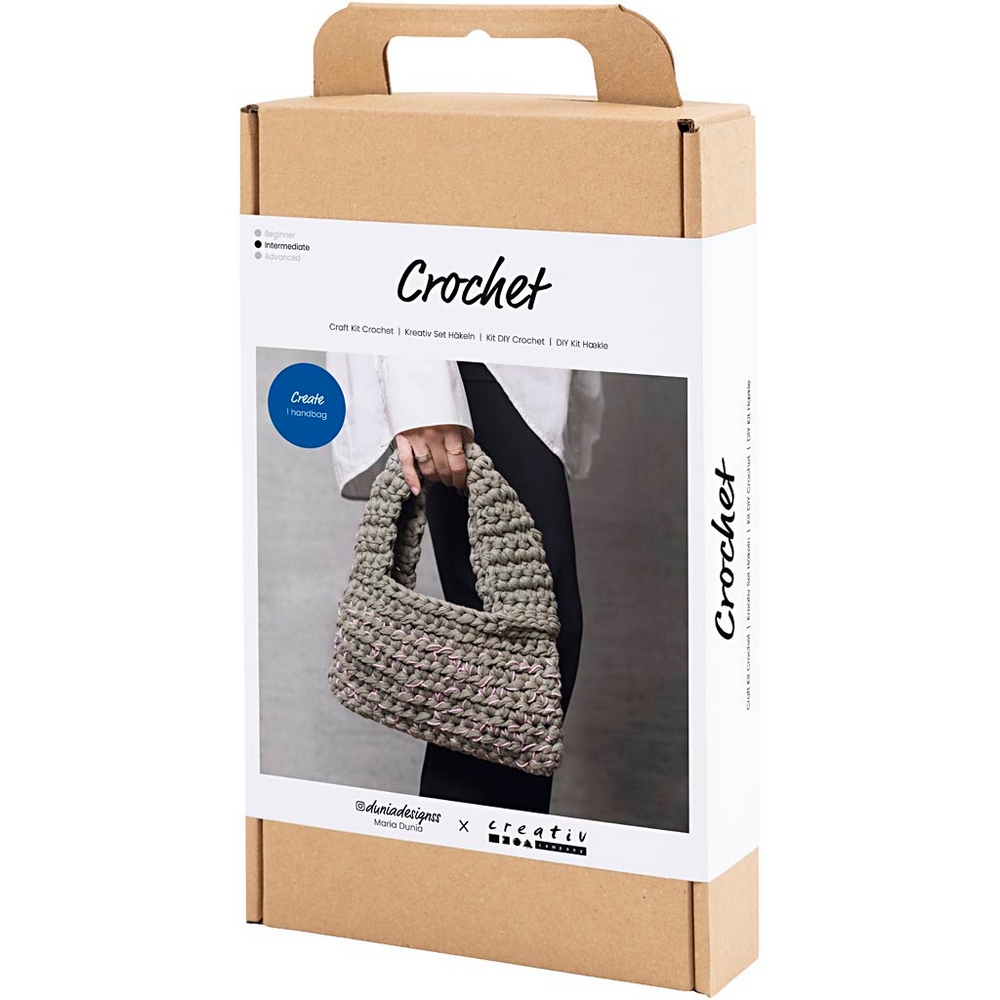 DIY-kit Creativ Company Virkning Kraftig Väska