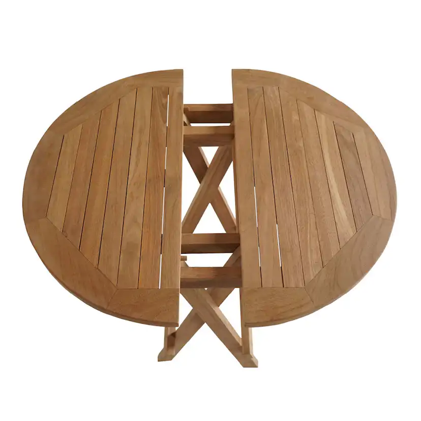 Trädgårdsbord Baltic Garden Tropea fällbart sidobord Ø50 cm