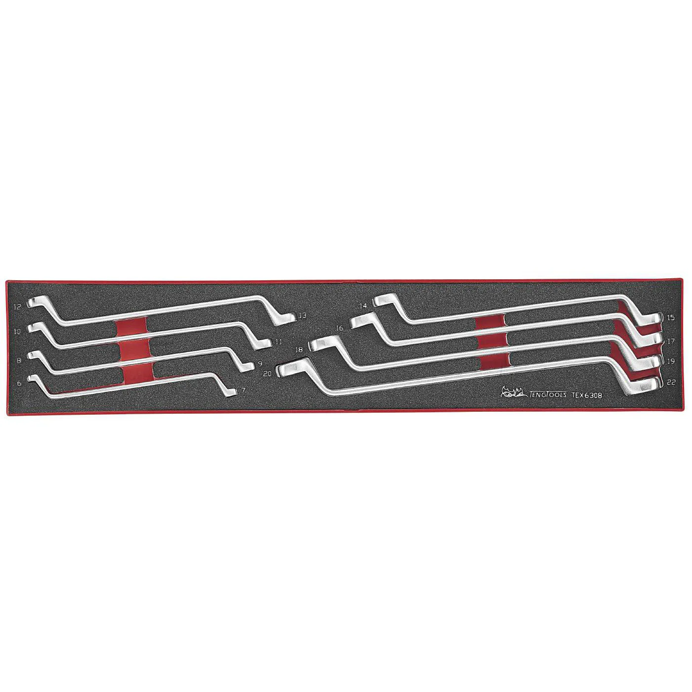 Ringnyckelsats 8 delar Teng Tools TEX6308