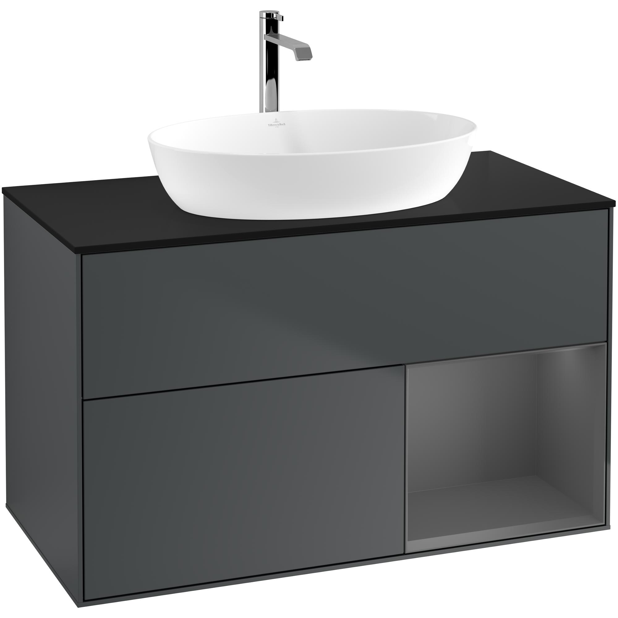 Tvättställsskåp Villeroy & Boch Finion med 2 Lådor Hylla och Bänkskiva för Fristående Tvättställ från Artis & Collaro