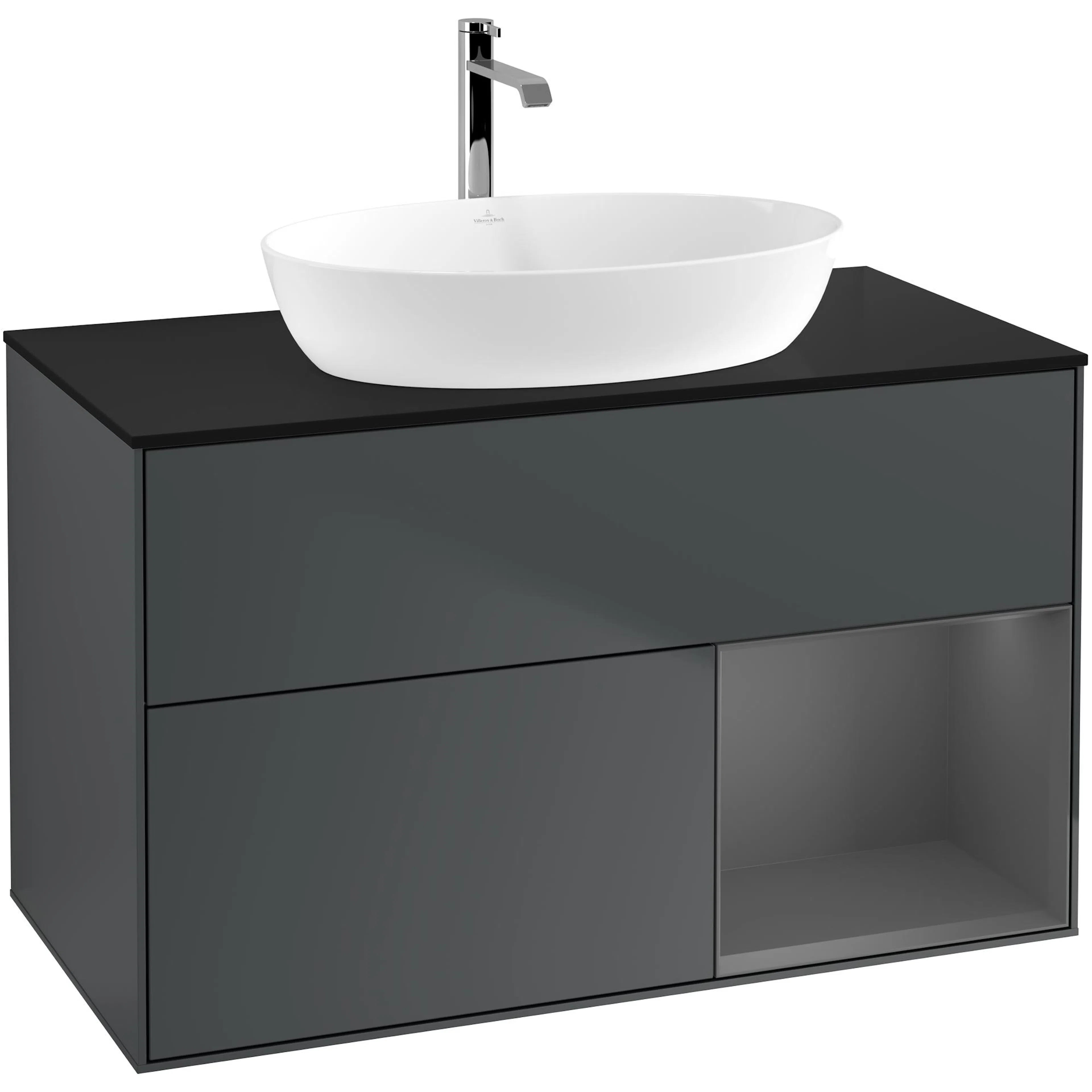 Tvättställsskåp Villeroy & Boch Finion med 2 Lådor Hylla och Bänkskiva för Fristående Tvättställ från Artis & Collaro