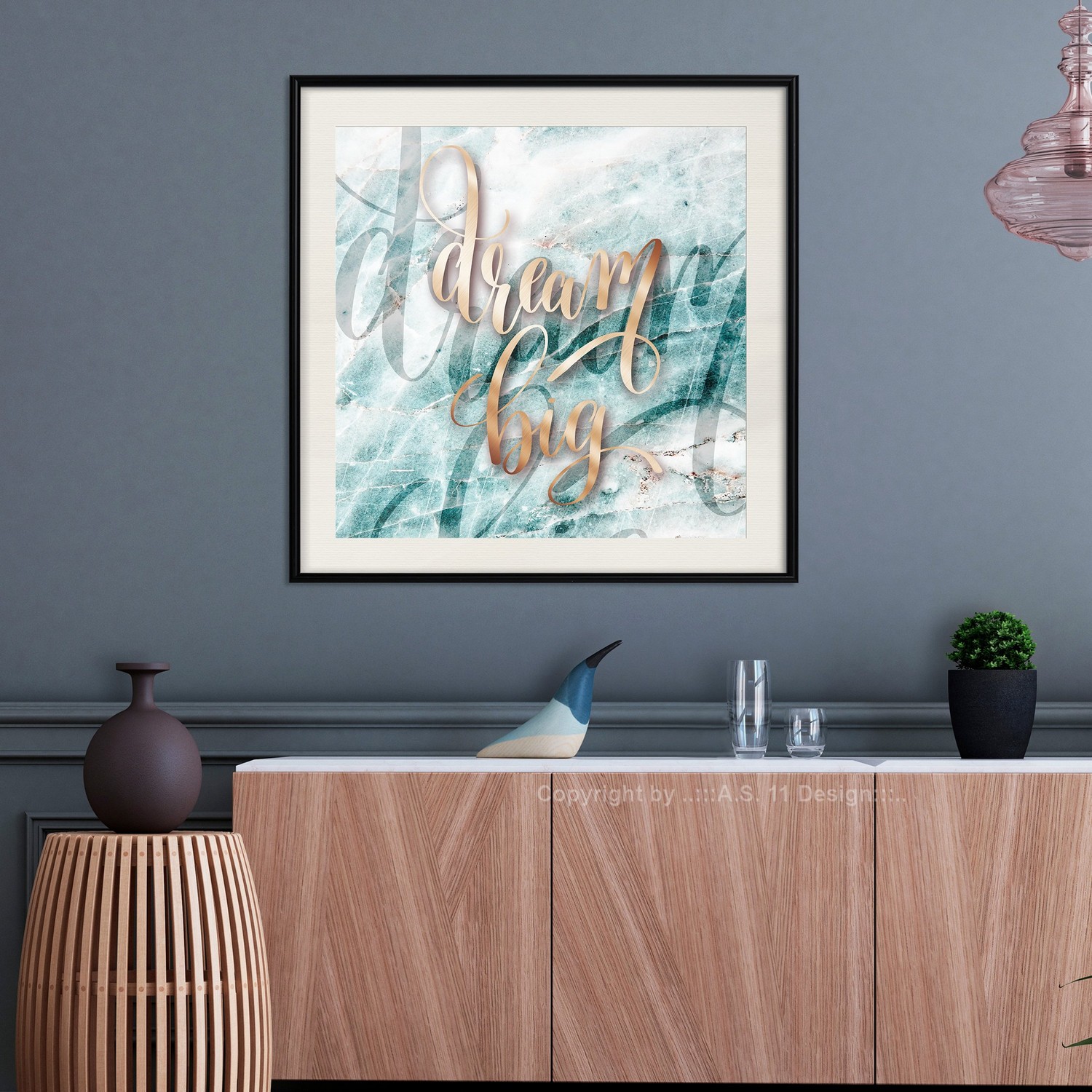 Poster Artgeist Affisch Dream Big