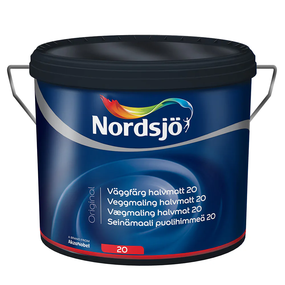 Väggfärg Nordsjö Original Halvmatt Glans 10 L