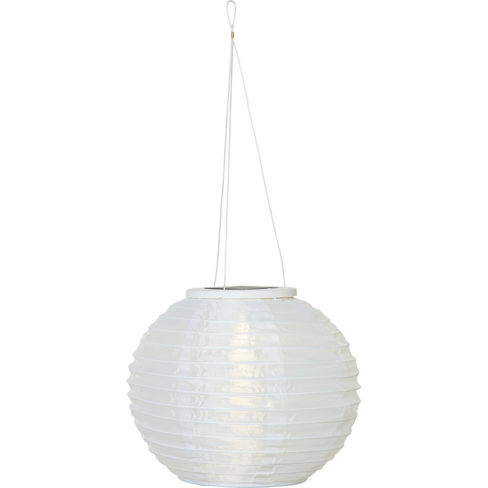 Solcellsdekoration Star Trading Festival 25  cm Vit