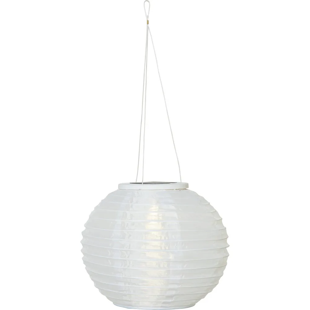 Solcellsdekoration Star Trading Festival 25 cm Vit