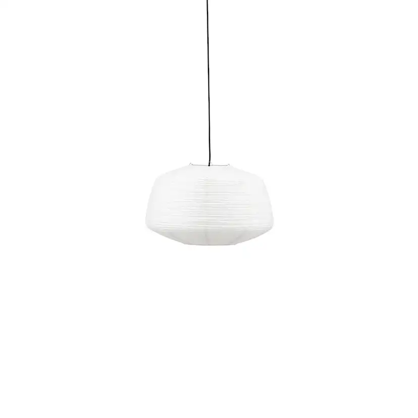 Lampskärm, Bidar, Vit Vit