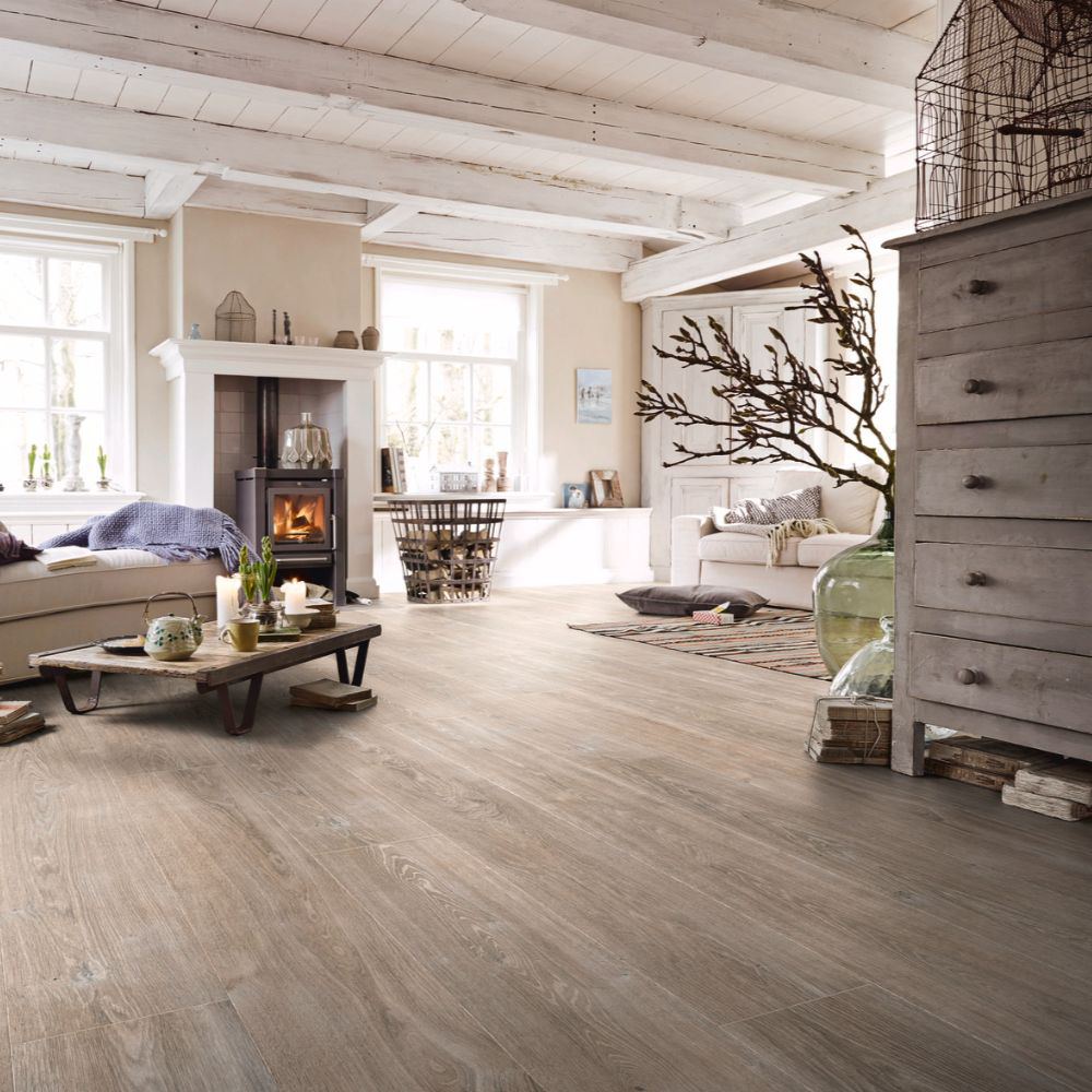 Laminatgolv MeisterDesign. laminate LL 250 White grey oak 06277