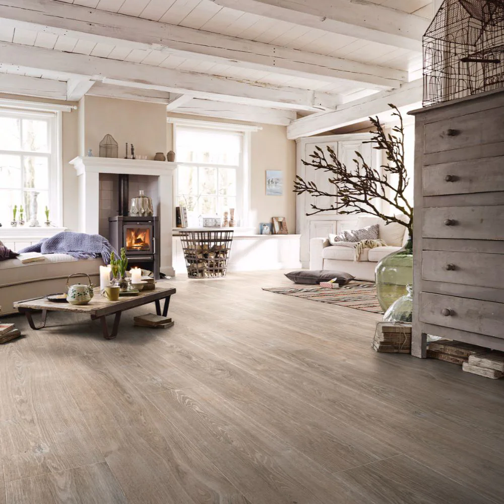 Laminatgolv MeisterDesign. laminate LL 250 White grey oak 06277
