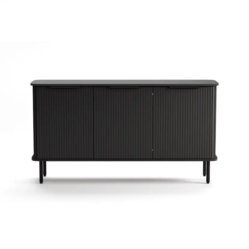 Sideboard Bark Kopparbo Ribbad med Förvaring 160cm