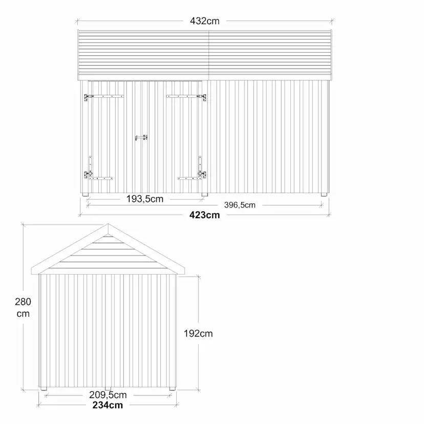 Trädgårdshus PLUS Multi 10 m2 169581