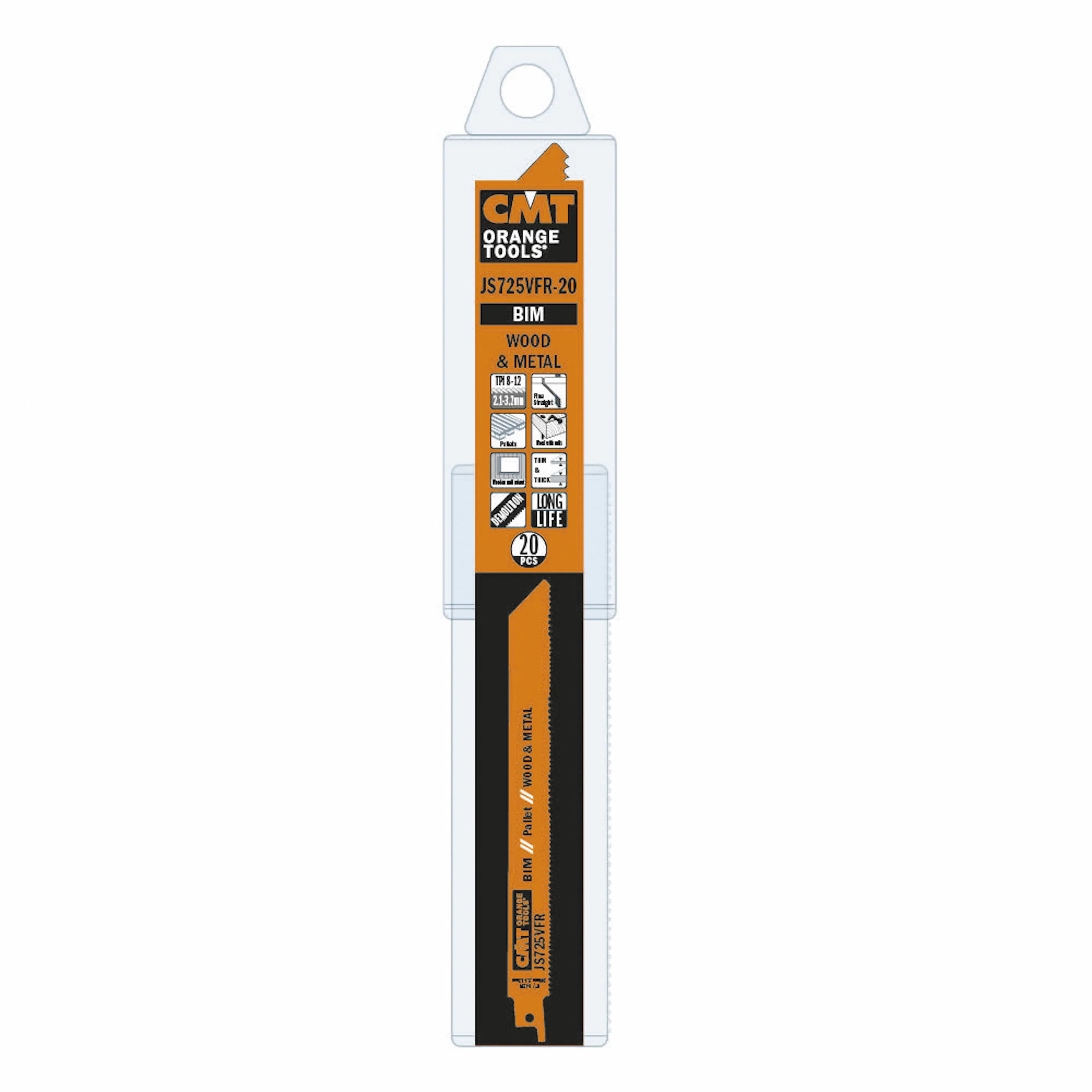 Tigersågblad CMT Orange Tools Trä/metall 200mm BIM Pallet