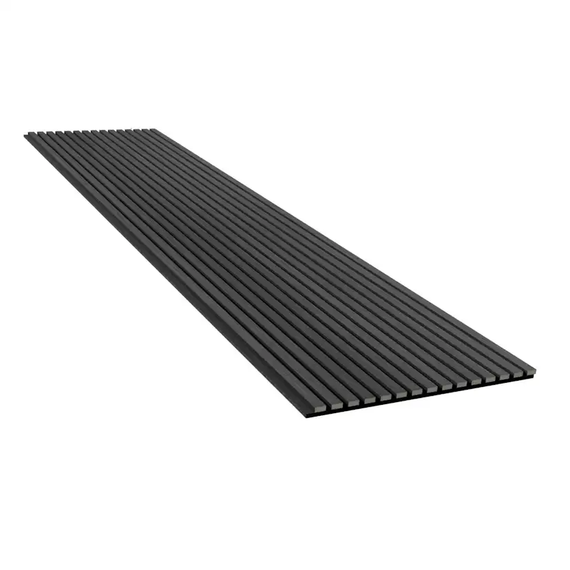 Akustikpanel Evella VN27 svart 2400 x 600 mm