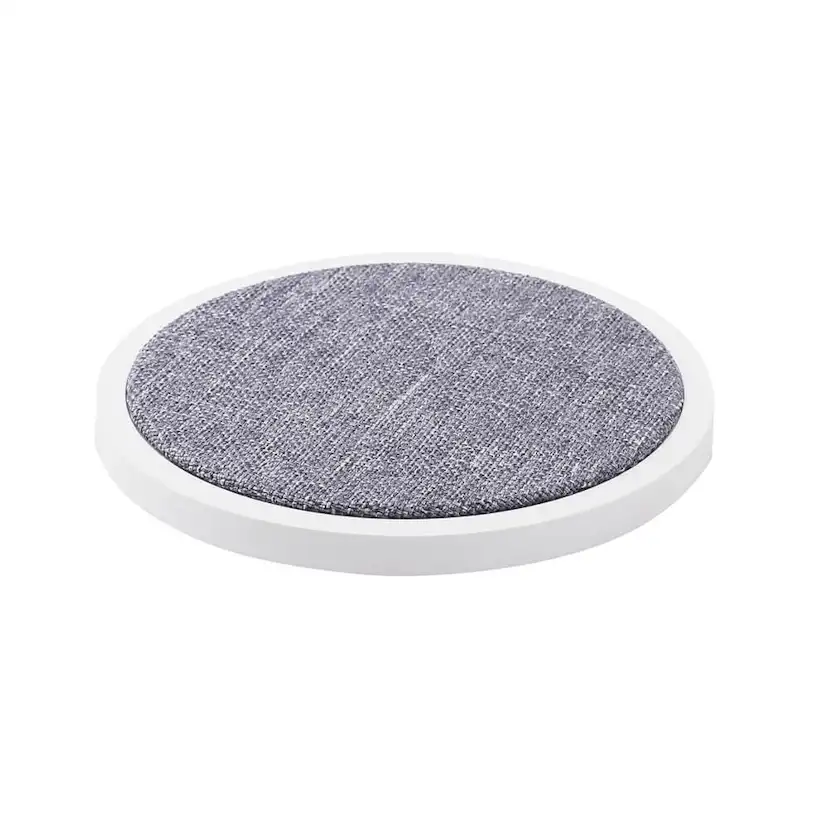 Trådlös Gear Qi Laddare Usb-C Anslutning 15W Vit Med Grå Textil
