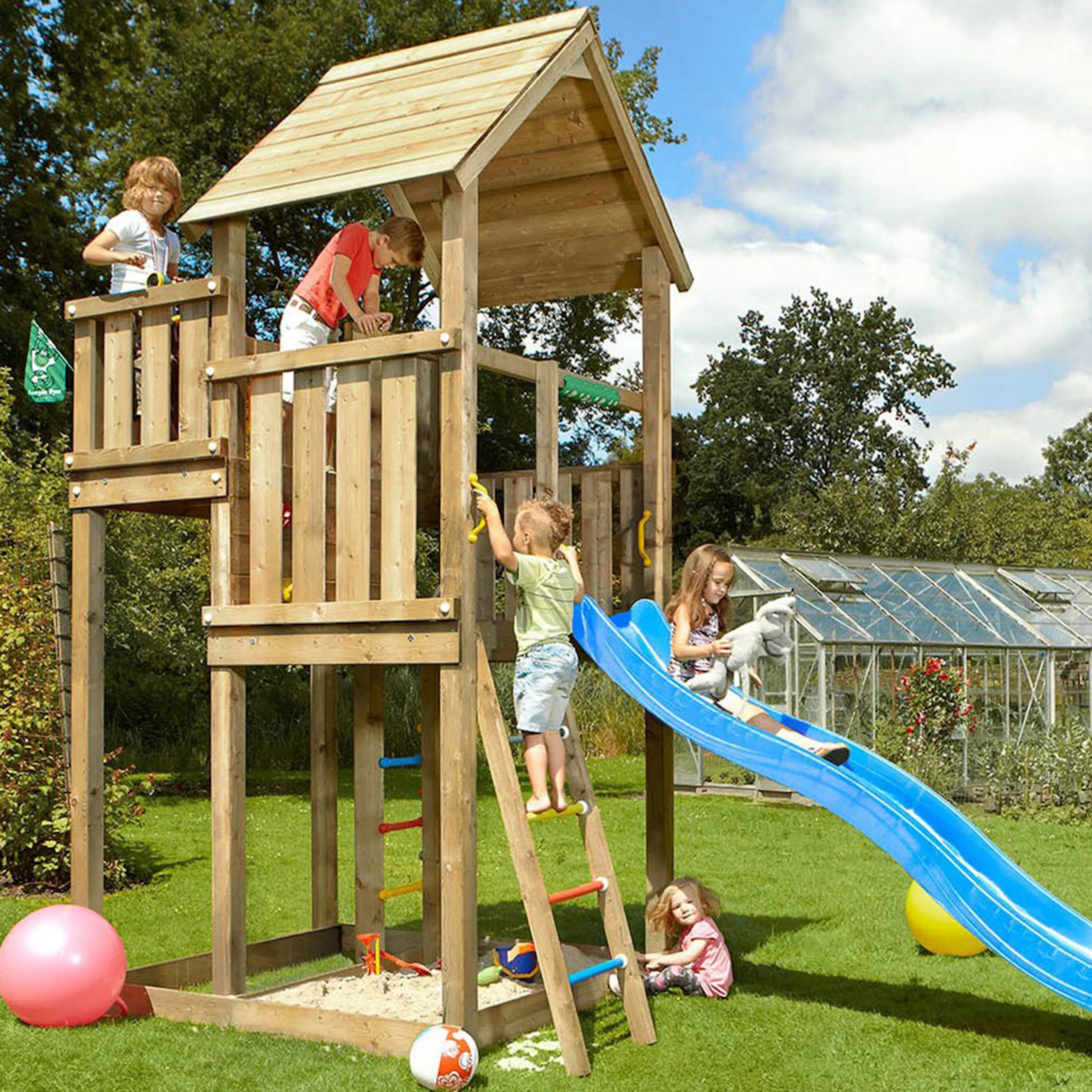 Lektorn Jungle Gym Palace inkl. rutschkana