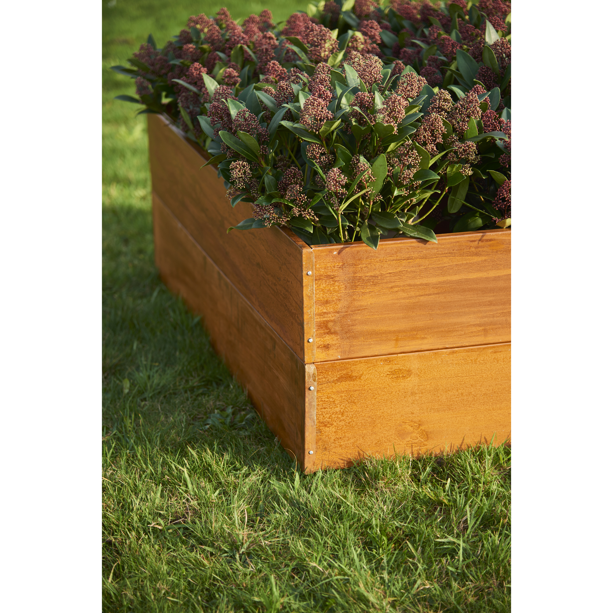 Odlingskrage Grouw Rostig 120X80X19 cm