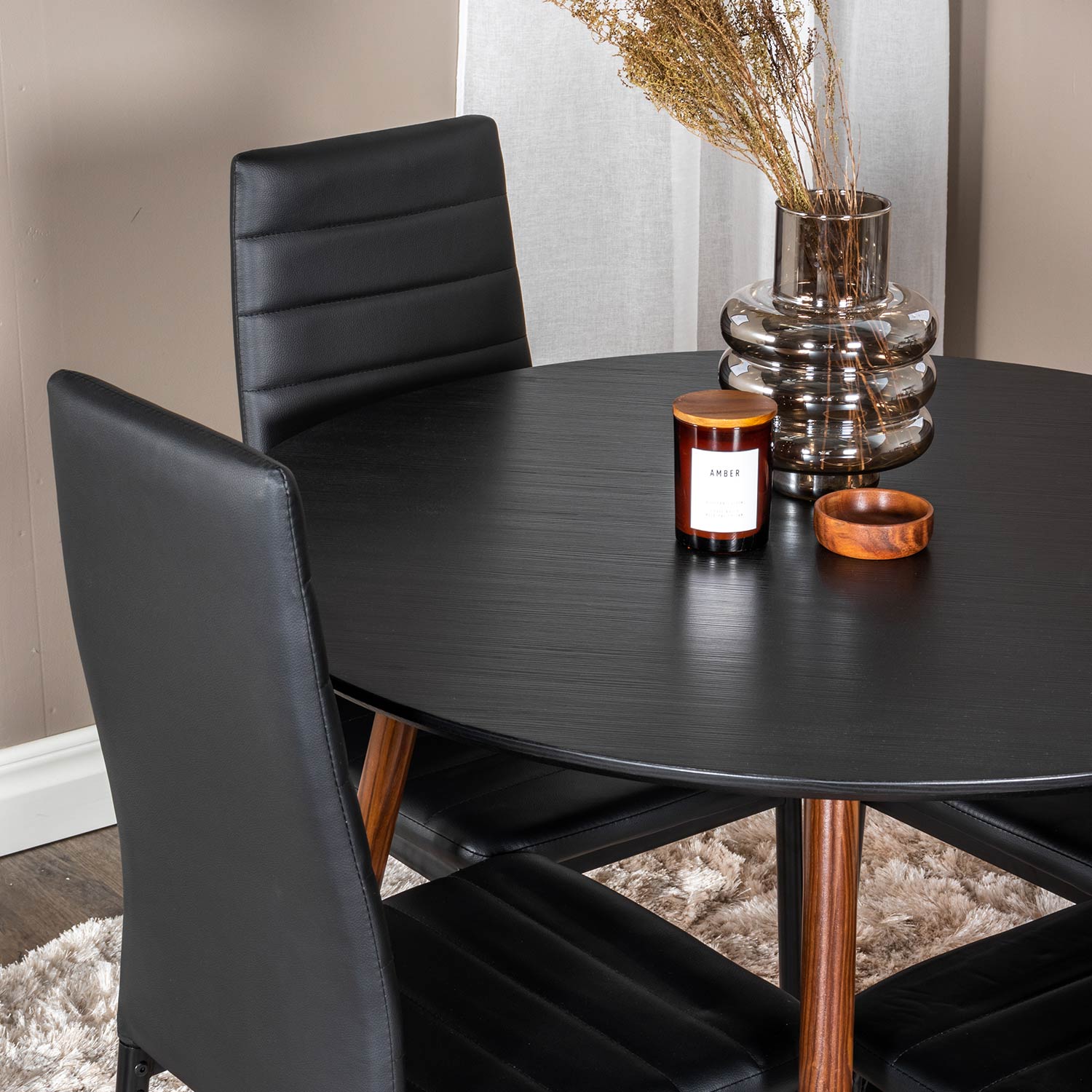 Matgrupp Venture Home Plake med 4 Sly Stolar Runt