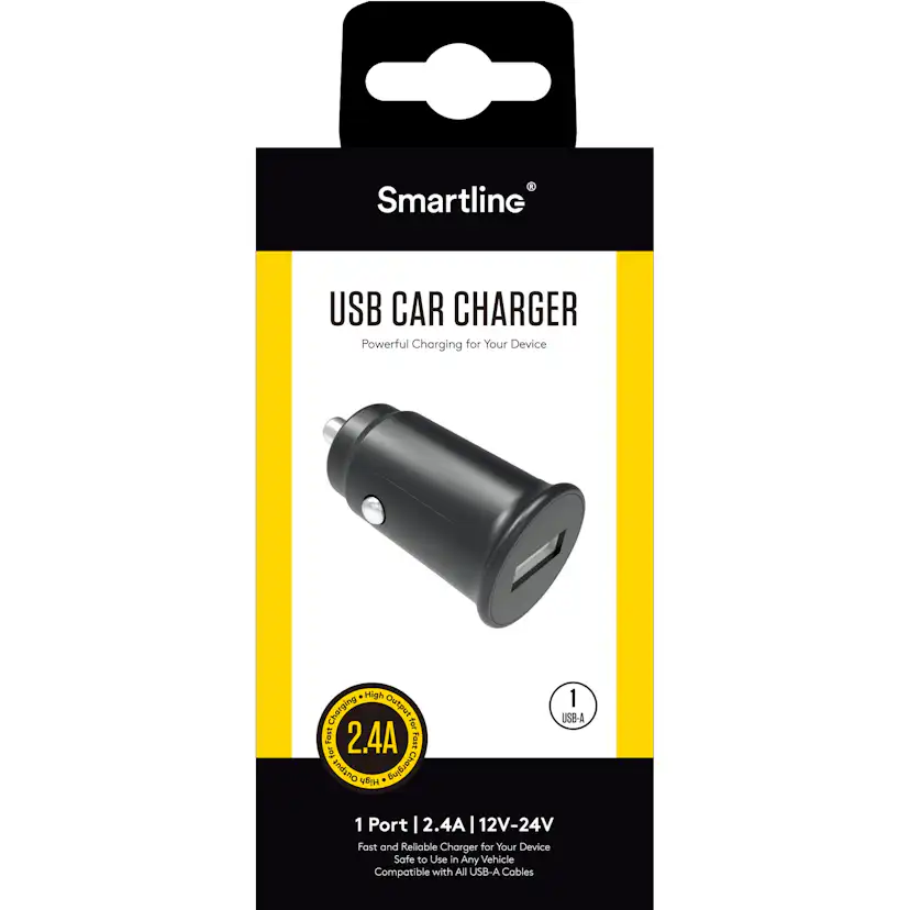 Billaddare Smartline 1xUSB 2,4A