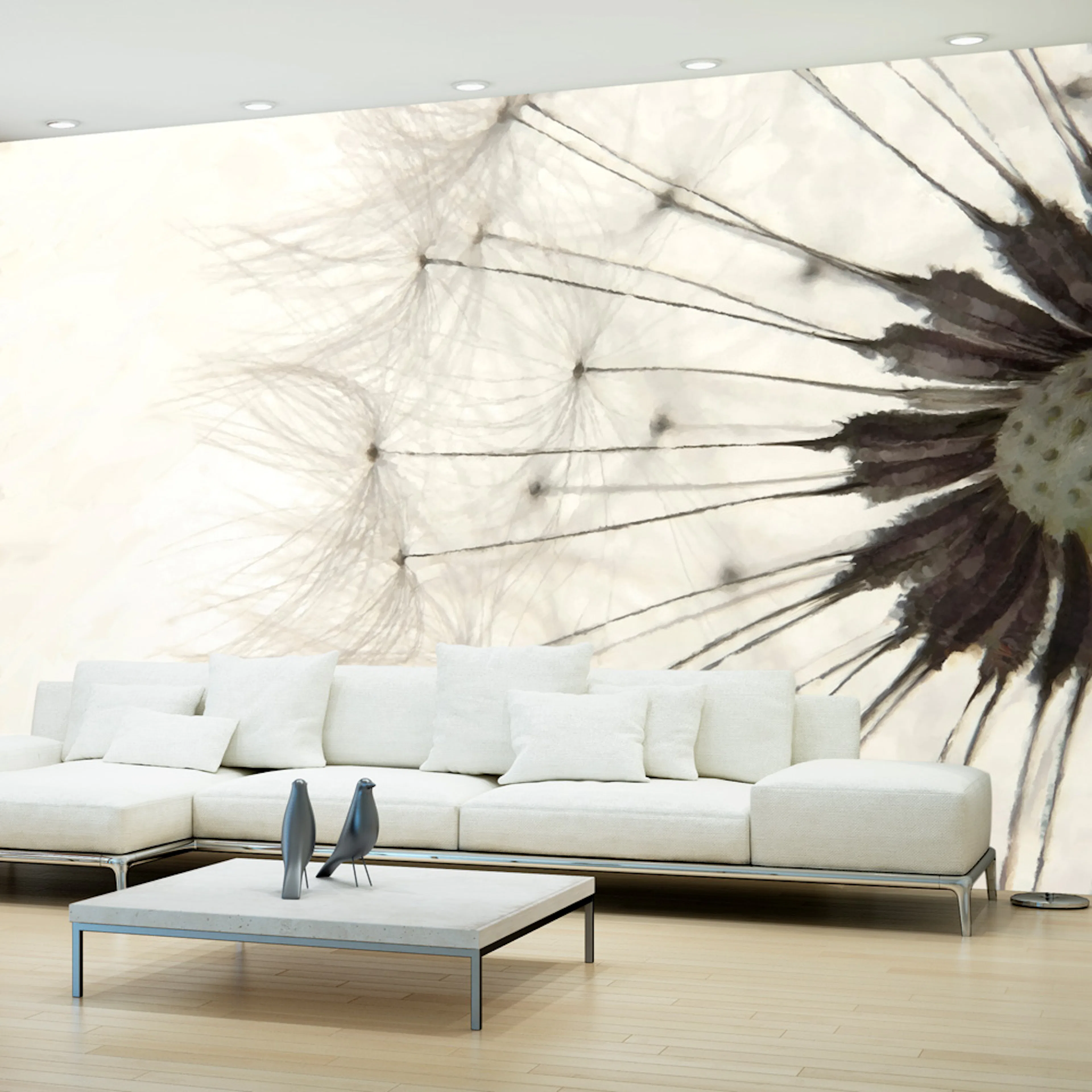 Fototapet Arkiio White Dandelion