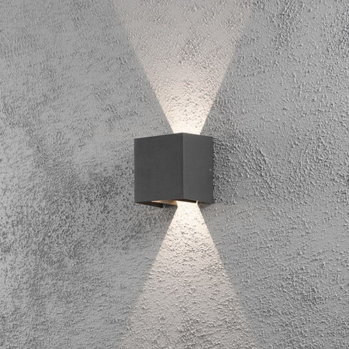 Vägglykta Gnosjö Konstsmide Cremona High Power 2x3W LED